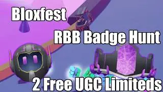 Upcoming Bloxfest with 2 Free UGC Limiteds to earn & RBB Badge Hunt is Back