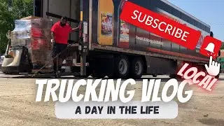 Day in the life of a local delivery driver Part 2 TRUCKING VLOG