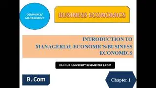 BUSINESS ECONOMICS