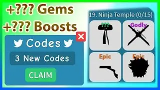 3 New Codes for Unboxing Simulator | Ninja Temple Update | 2019 June