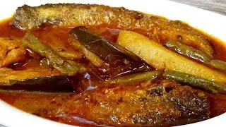 পাবদা মাছের পাতলা ঝোল | আলু বেগুন দিয়ে পাবদা মাছের তেল ঝোল | pubda fish recipe
