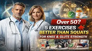 Over 50? 5 Exercises BETTER Than Squats for Knee & Glute Strength | exercises for over 50