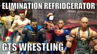 GTS WRESTLING: Elimination Chamber parody wrestling action figure matches stop motion animation