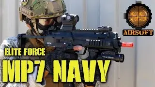 DesertFox Airsoft: Elite Force MP7 Navy (геймплей SS Airsoft)