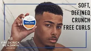 Best Routine for Men with Curly Hair | Soft, Defined, Crunch Free Curls | Frederick Benjamin