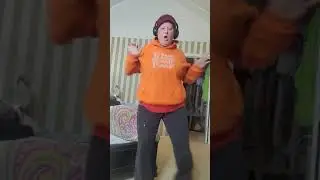 Malamute dog has a funny reaction to watching her owner dancing!