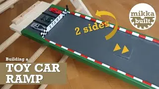 Two-sided Toy Car Ramp (for Hotwheels, Matchbox, Brio) // Autorampe f&uuml;r Spielzeugautos (z.B. Pikler)