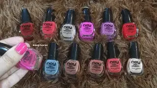 Nail Paints Under Rs 30 | Noy 12 Set Nail Paint Review | Affordable Nail Polish In Amazon