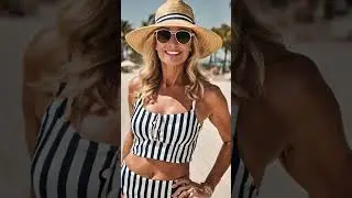 How to look classy in swimsuits after 60e  #over60fashion #styleover60 #style