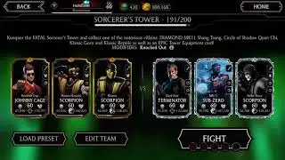 MORTAL KOMBAT FATAL SORCERER&rsquo;S TOWER BATTLE 191 COMPLETED