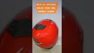 HELM G2 OPTIMAX SOLID FIRE RED