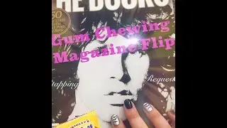 ASMR Gum  Chewing Soft Spoken Magazine Flip