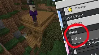 Minecraft seed 2 witch huts at spawn