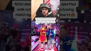 N3on was SHOCKED seeing Jake Paul walk out with 6ix9ine for his boxing match against Anthony Joshua
