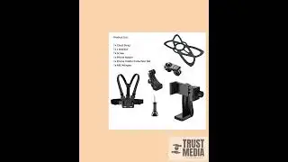 6 in 1 Phone Mount Holder Chest Strap Action Camera Kit For GoPro Hero 13 12 Insta360 For iPhone ...