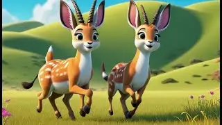 Five Tiny Springboks Counting Steps | Kids Songs and Nursery Rhymes