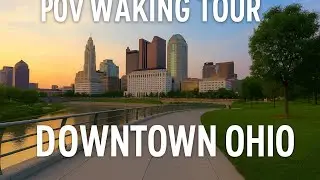 POV Walking Tour – Downtown Columbus, Ohio (4K) | The Quiet Explorer