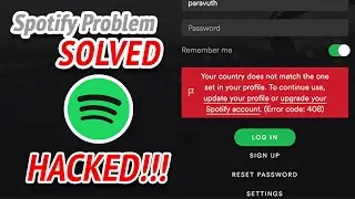 PC Spotify - Your Country does not match the one set in your profile
