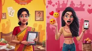 🎭 Funny Talk: Arrange Marriage 🤝 vs Love Marriage ❤️
