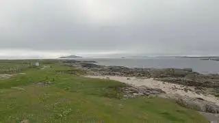 Inishark seen from Omey Island 4k