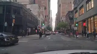 🌎Philadelphia driving tour of Chestnut st throughout downtown center City🌆