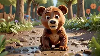 Bobby Bear Jumps in a Puddle | Fun Splashing Song for Kids | Nursery Rhymes & Outdoor Play