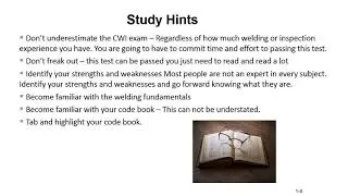 CWI Course Study Guide