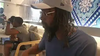 Taco taste test at Devon House, Kingston Jamaica.