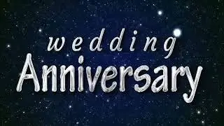 Wedding Anniversary   blue background by elijagod