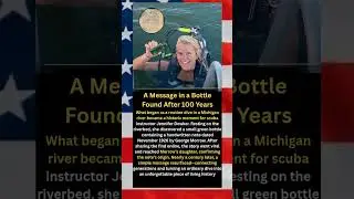 A Message in a Bottle Found After 100 Years #viral #shorts #foryou #trending