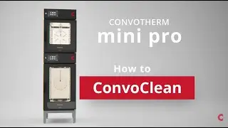 How to clean the Convotherm mini pro combi oven?