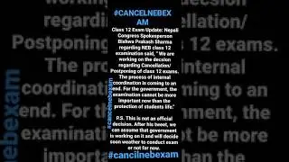 neb exam latest news || #cancelnebexam ||# health is wealth
