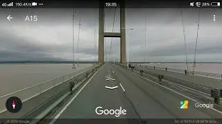 Google Street View Humber Bridge,Boston-Upon-Humber,England EP.2