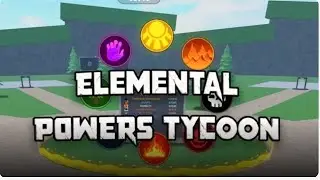I played the elemental powers tycoon for the first time #Roblox 
