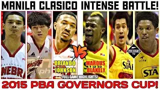 Ginebra vs Star Hotshots INTENSE BATTLE! l Full Game Highlights l 2015 PBA Governors Cup