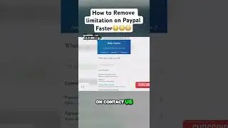 How To Remove Limitations on Paypal - paypal Account limitation problem