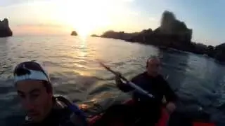 KAYAKEO POR LOS URROS  DE PORTIO