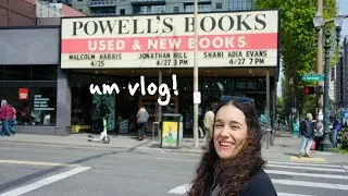 a MAIOR livraria independente do MUNDO | powell's city of books (portland, OR) 🇺🇸📚 [vlog]