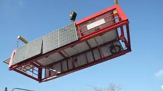 Mise en place d'une toiture solaire Altempo sur une basse vie ALGECO®  FR