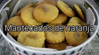 Mantecados de naranja (sin huevo)