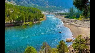 Yellowstone River: 1 Hour of Rushing Water Sounds for Sleep