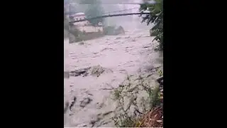 Balakot River Side Flood View / Monster Flash Floods In The Pakistan 2022