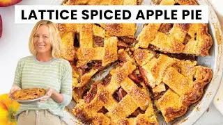 Lattice Spiced Apple Pie &ndash; Flaky Crust + Warm Fall Spices (Eggless & Organic!)