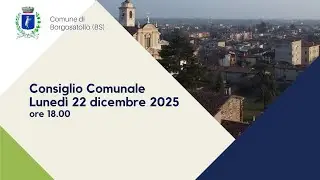Consiglio Comunale - 22/12/2025