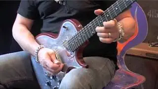 Zemaitis 1996 Double Scorpion metal front. Unique custom guitar