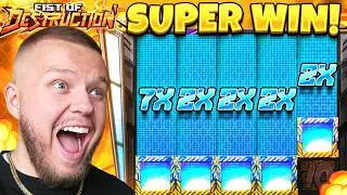 FIST OF DESTRUCTION IS THE BEST SLOT EVER! (Big Slot Win!?)