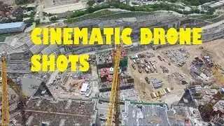 CINEMATIC Drone Shots on Construction Sites