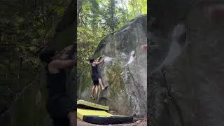 Climbing in Index #bouldering