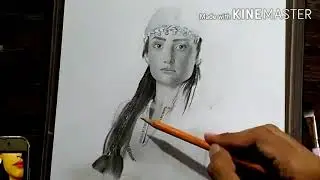 Time lapse drawing of halima sultan from ertugrul drama / faheem khan  arts