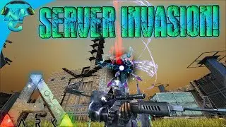 Мировая война: ARK вторгается и совершает набег на другой сервер! ARK Survival Evolved, WWA, E4